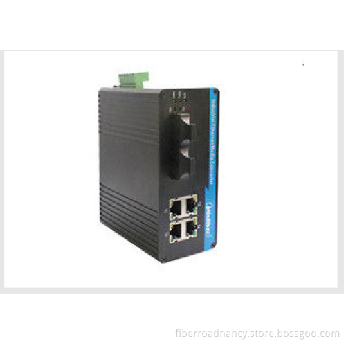 4-Port 10 / 100Base-Tx and 2-Port 100Base-Fx Industrial Grade Fiber Switch